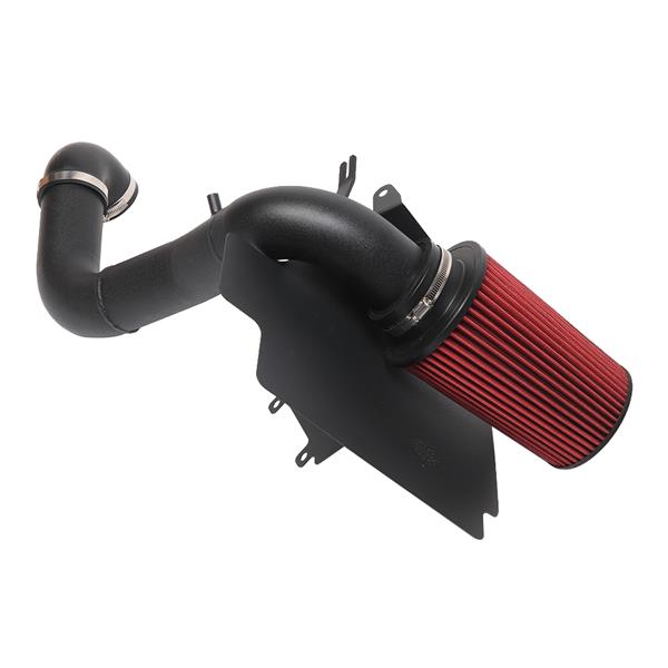 3" Intake Pipe With Air Filter Black Wrinkle   Red Filter for Gmc / Chevrolet Sonoma 1998-2003 2.2L L4 Red