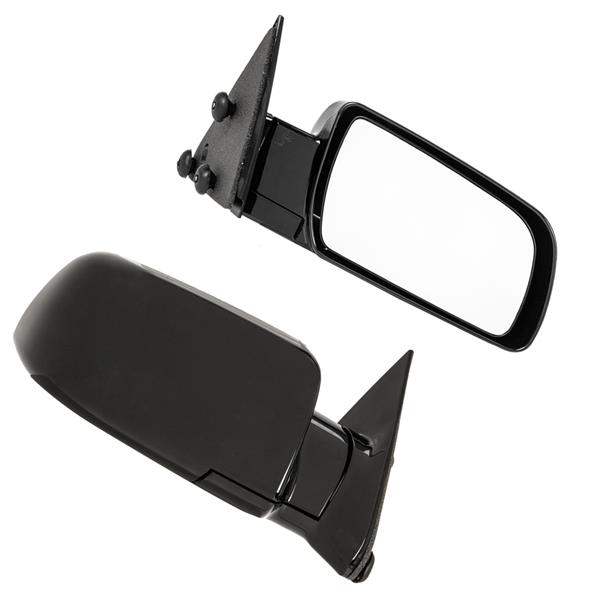 Manual Black Side Mirrors Left LH & Right RH Pair  For 88-98 GMC Chevy Pickup