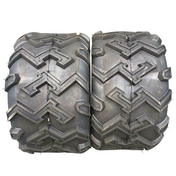 Pair of millionparts 22x10-10 ATV UTV Tires Tubeless 6 PR Pattern:P306