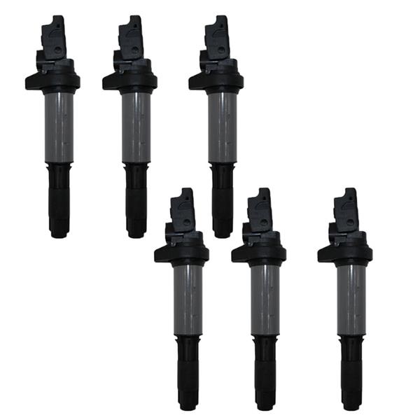 PACK OF 6 IGNITION COIL T1127 UF522 12131712219 FOR BMW E39 E46 E53 E60 E63