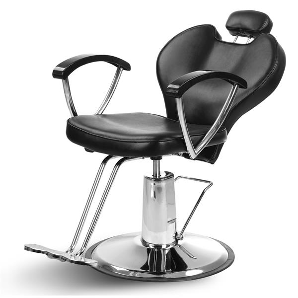 Reclining Barber Chair Hair Styling Salon Beauty