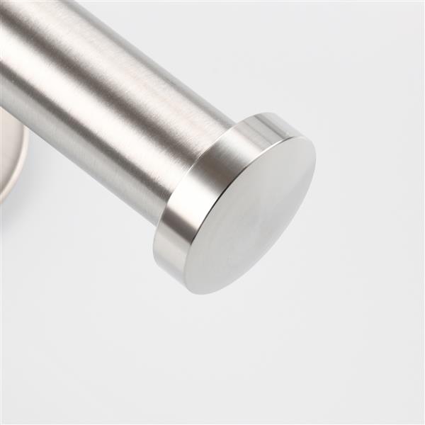 Stainless Steel Toilet Paper Holder Adhensive Tissue Paper Roll Holder for Bathroom Nickel