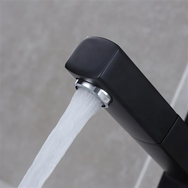 Brass Basin Faucet Bathroom Pull Out Faucet Bifunctional Faucet Toilet Sink Tap Black