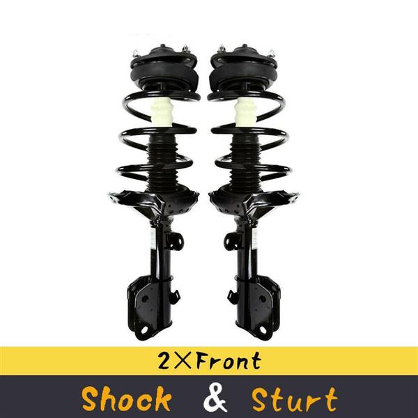 Pair For 05 06 07 Honda Odyssey Front L&R Struts Complete Shocks Coil Spring