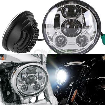 5.75\\" 45W 6500-7000K White Light IP67 Waterproof LED Headlight for Motorcycles 