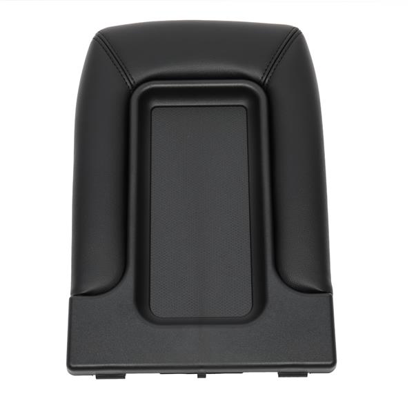 Central Control Armrest Cover for 1999-2007 Chevy Silverado PVC/ABS Black