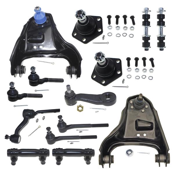 14pcs Complete Control Arm Front Suspension Kit for 99-05 CHEVROLET 99-03 GMC 99-01 OLDSMOBILE