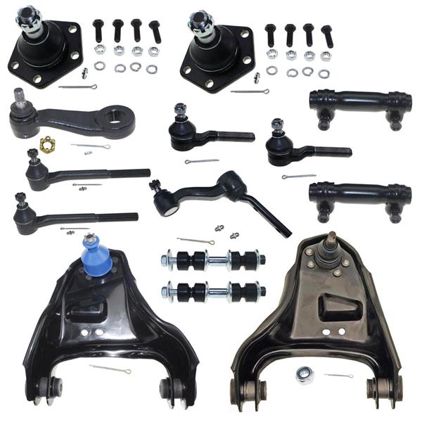 14pcs Complete Control Arm Front Suspension Kit for 99-05 CHEVROLET 99-03 GMC 99-01 OLDSMOBILE