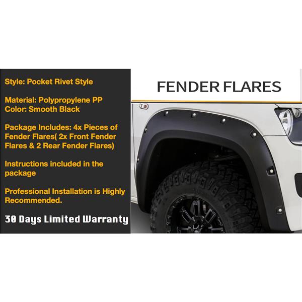 FENDER FLARES FOR Silverado 99-02/GMC Sierra 99-06 OE Style