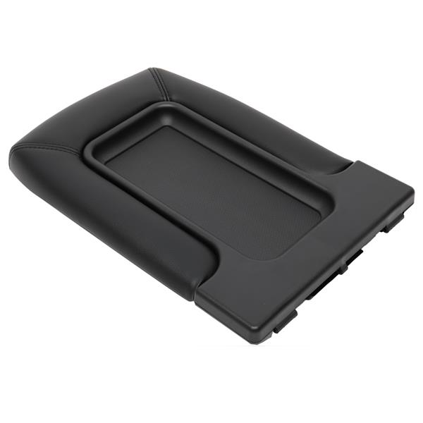 Central Control Armrest Cover for 1999-2007 Chevy Silverado PVC/ABS Black