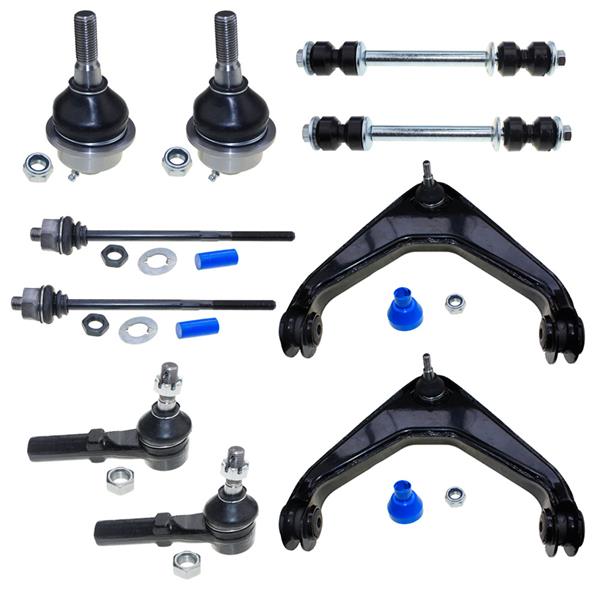 10pcs Complete Control Arm Front Suspension Kit for 00-10 CHEVROLET 01-12 GMC 03-09 HUMMER