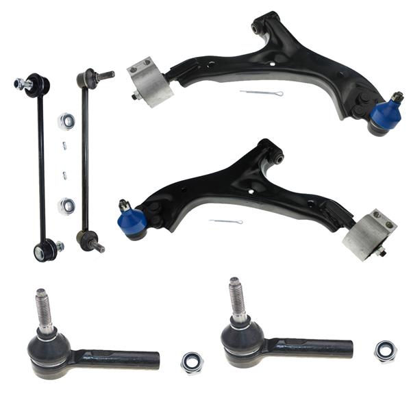 6pcs Complete Control Arm Front Suspension Kit for 05-09 CHEVROLET/PANTIAC 02-07 SATURN