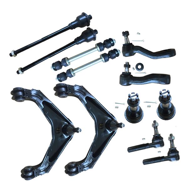 12pcs Complete Control Arm Front Suspension Kit for 01-10 CHEVROLET/GMC 03-07 HUMMER