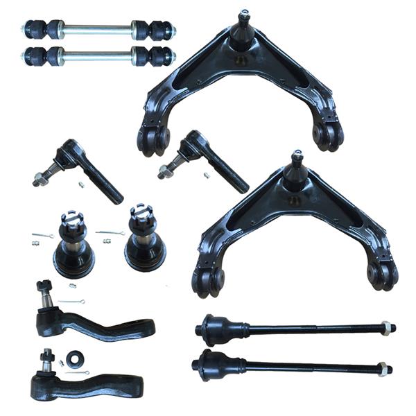 12pcs Complete Control Arm Front Suspension Kit for 01-10 CHEVROLET/GMC 03-07 HUMMER