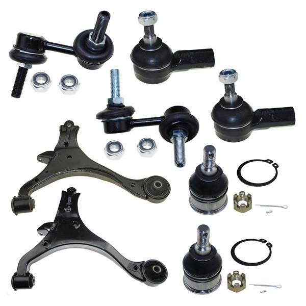 8pcs Complete Control Arm Front Suspension Kit for 01-05 ACURA/HONDA