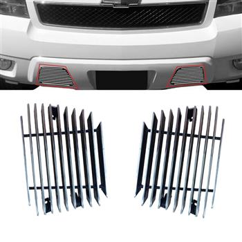 Fits 2007-2014 Chevy Tahoe/Suburban/Avalanche Bumper Billet Grille Grill Insert