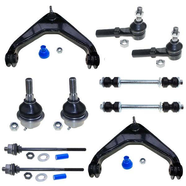 10pcs Complete Control Arm Front Suspension Kit for 00-10 CHEVROLET 01-12 GMC 03-09 HUMMER