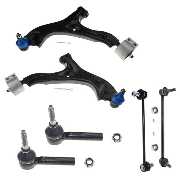 6pcs Complete Control Arm Front Suspension Kit for 05-09 CHEVROLET/PANTIAC 02-07 SATURN