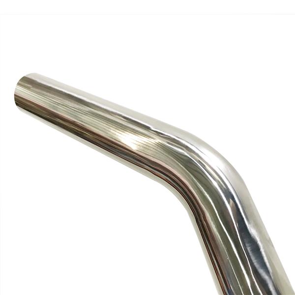 2.5" 45 Degree T304 Stainless Steel Exhaust Tube Pipe Piping Tubing 2FT 63MM