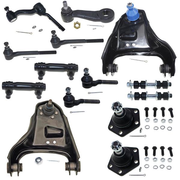 14pcs Complete Control Arm Front Suspension Kit for 99-05 CHEVROLET 99-03 GMC 99-01 OLDSMOBILE