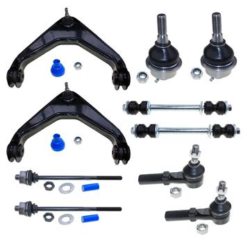 10pcs Complete Control Arm Front Suspension Kit for 00-10 CHEVROLET 01-12 GMC 03-09 HUMMER