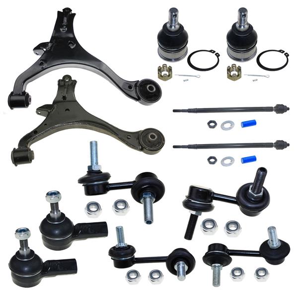 12pcs Complete Control Arm Front Suspension Kit for 01-05 ACURA/HONDA