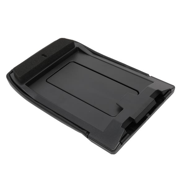 Central Control Armrest Cover for 1999-2007 Chevy Silverado PVC/ABS Black