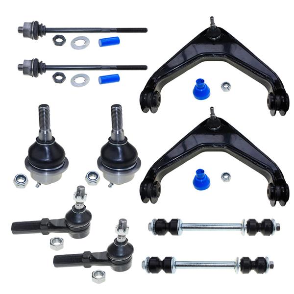 10pcs Complete Control Arm Front Suspension Kit for 00-10 CHEVROLET 01-12 GMC 03-09 HUMMER