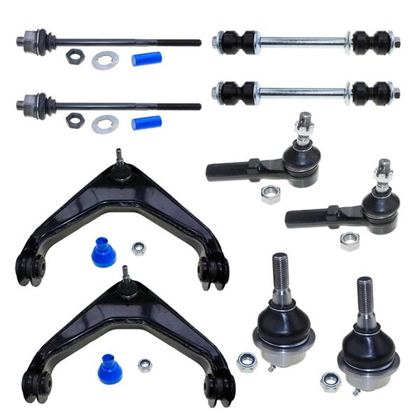 10pcs Complete Control Arm Front Suspension Kit for 00-10 CHEVROLET 01-12 GMC 03-09 HUMMER