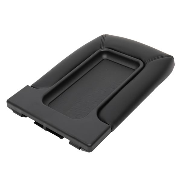 Central Control Armrest Cover for 1999-2007 Chevy Silverado PVC/ABS Black