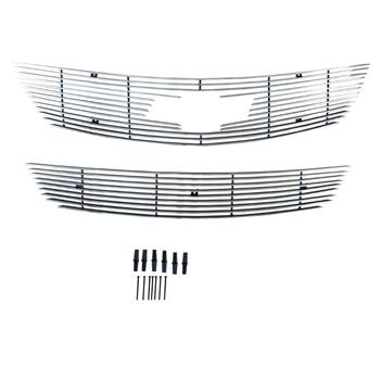 Fits 2014-2015 Chevy Impala With Logo Show Billet Grille Combo