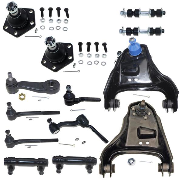 14pcs Complete Control Arm Front Suspension Kit for 99-05 CHEVROLET 99-03 GMC 99-01 OLDSMOBILE