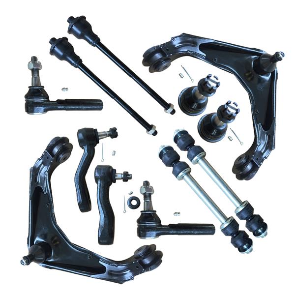 12pcs Complete Control Arm Front Suspension Kit for 01-10 CHEVROLET/GMC 03-07 HUMMER