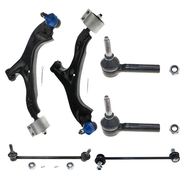 6pcs Complete Control Arm Front Suspension Kit for 05-09 CHEVROLET/PANTIAC 02-07 SATURN