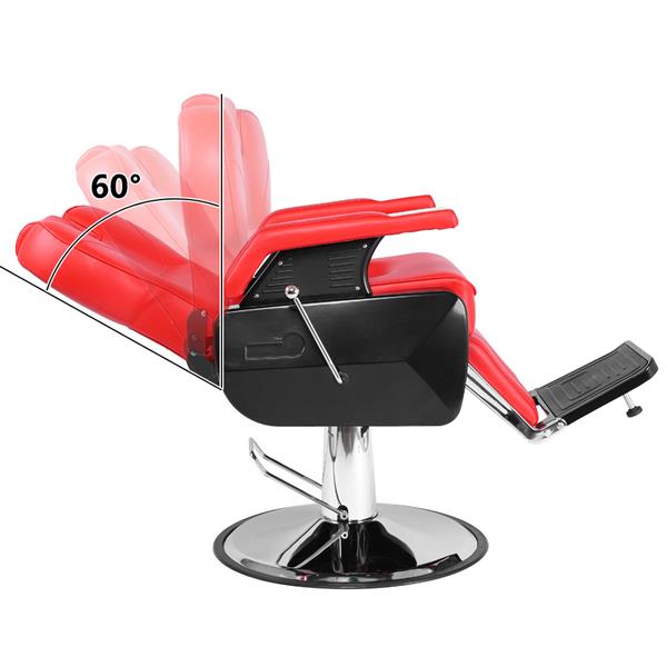 Professional Salon Barber Chair 8702A Red 