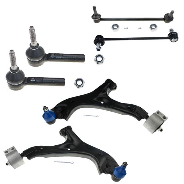 6pcs Complete Control Arm Front Suspension Kit for 05-09 CHEVROLET/PANTIAC 02-07 SATURN