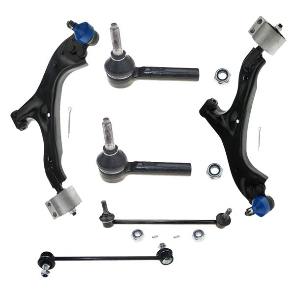 6pcs Complete Control Arm Front Suspension Kit for 05-09 CHEVROLET/PANTIAC 02-07 SATURN