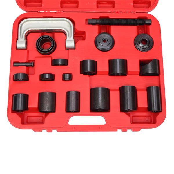 21pcs Ball Joint Auto Repair Tool Service Remover Installing Master Adapter Black