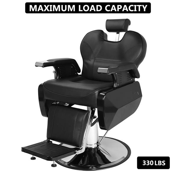 Professional Salon Barber Chair 8702A Black 