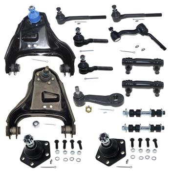 14pcs Complete Control Arm Front Suspension Kit for 99-05 CHEVROLET 99-03 GMC 99-01 OLDSMOBILE