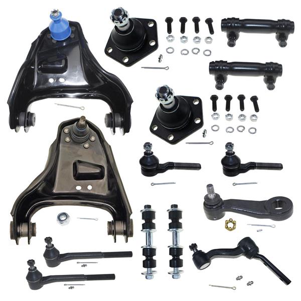 14pcs Complete Control Arm Front Suspension Kit for 99-05 CHEVROLET 99-03 GMC 99-01 OLDSMOBILE