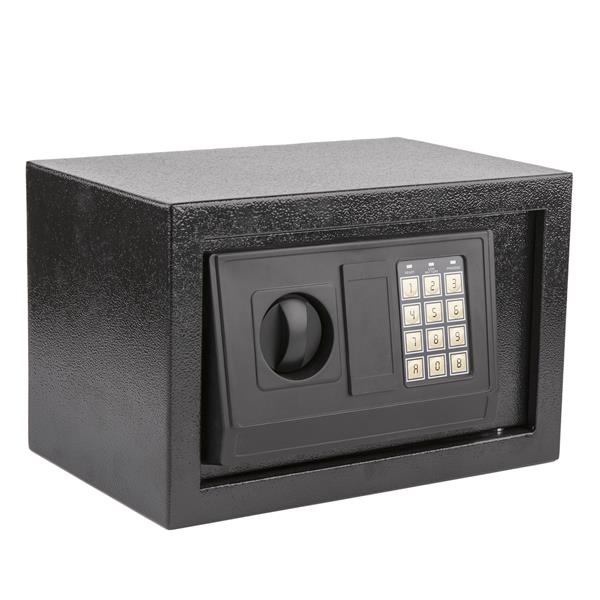 E20EA Small Size Electronic Digital Steel Safe Strongbox Black