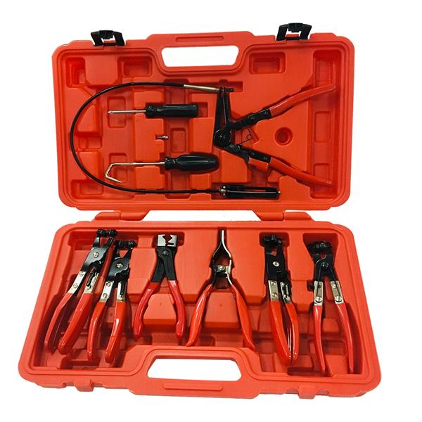 9Pc Hose Clamp Removal Pliers Kit Set