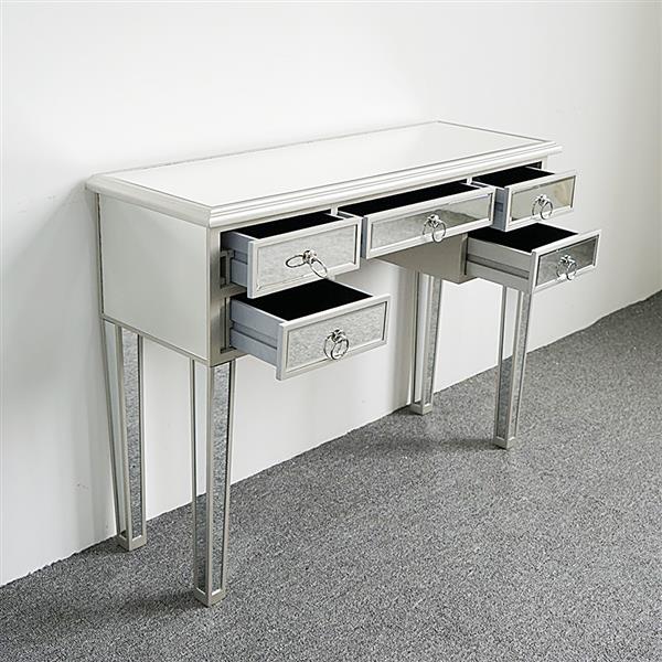 Illusions Collection Mirrored Entryway Console