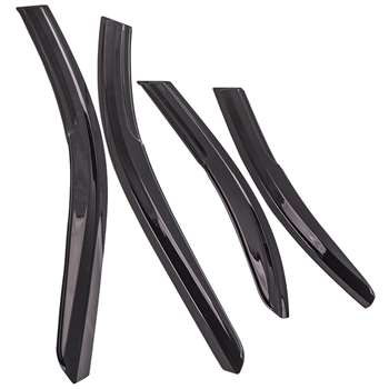 4pcs Smoke Sun Rain Guard Vent Shade Window Visors Fit Lancer X Sedan 08-17