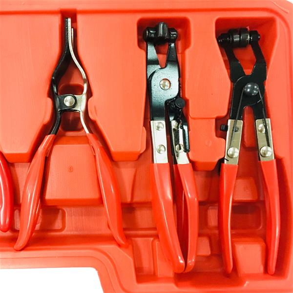 9Pc Hose Clamp Removal Pliers Kit Set