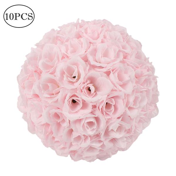 10Pcs 25CM Flower Balls Wedding Decoration Pink