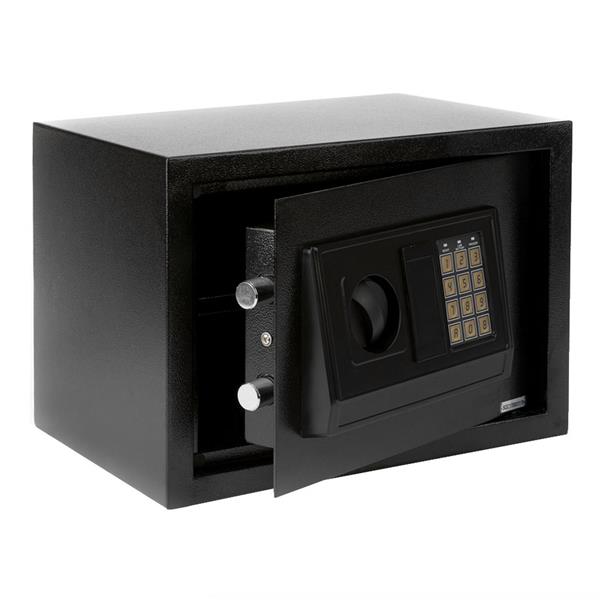 E25EA Small Size Electronic Digital Steel Safe Strongbox Black