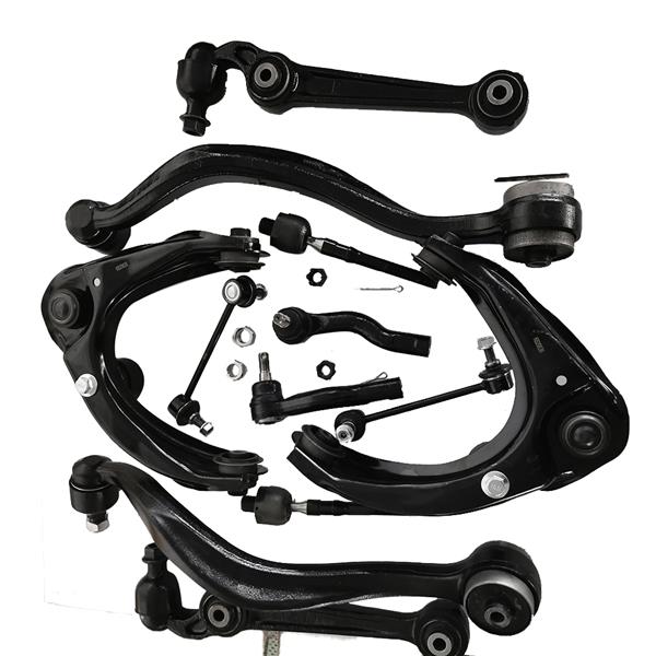 12Pc Front Upper Lower Control Arms Suspension Kit For Mazda 6 Tie Rods Sway Bar