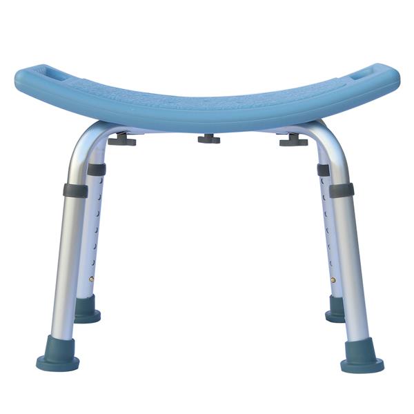 Heavy Type Adjustable Aluminum Alloy Old People Shower Chair Bath Chair CST-3011 Blue